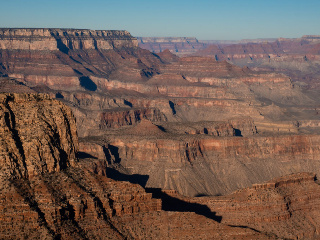 The Grand Canyon from Mather Point at sunrise