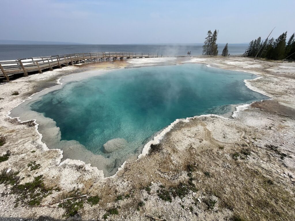 West Thumb Geyser Basin, Yellowstone National Park, photo by National Park Travel Agent Kim Magaraci