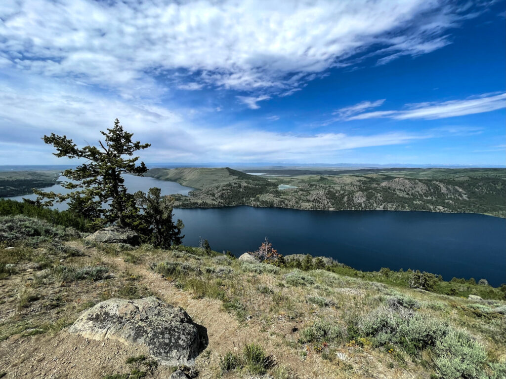 The Wind River Range and Fremont Lake, Wyoming, taken by National Park Travel Advisor Kim Magaraci