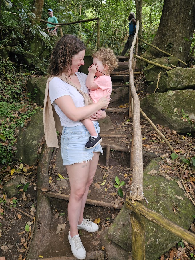 Kristin and her daughter Melina on a family vacation